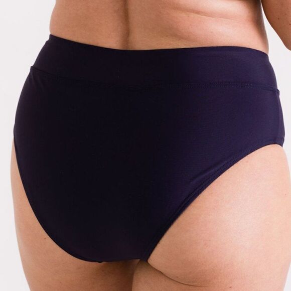 Purple Mid Rise Full Coverage Bikini Swim Bottoms - Picture 8 of 13